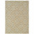 2' X 3' Sand And Ivory Geometric Power Loom Stain Resistant Area Rug