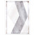 Twine Chevron Framed Art White Picture Frame Print Wall Art