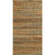 7’ x 9’ Seafoam and Tan Braided Stripe Area Rug