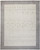 8' X 10' Ivory And Gray Wool Hand Knotted Stain Resistant Area Rug