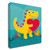 Dino Love Wrapped Canvas Print Wall Art