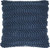 XL Dark Blue Pom-Pom Detailed Throw Pillow