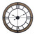 Industrial Wood and Metal Wall Clock