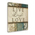 Live Laugh Love 12 Wrapped Canvas Print Living Room Wall Art