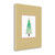 Tree On Kraft 3 Wrapped Canvas Print Living Room Wall Art