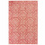 5' X 8' Pink Floral Stain Resistant Indoor Outdoor Area Rug