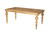 72" Natural Solid Wood Dining Table