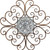 Elegant Scroll Medallion Metal Wall Decor