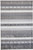 9' X 12' Gray Silver And Black Wool Striped Hand Knotted Stain Resistant Area Rug