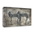 Zebras Wrapped Canvas Print Wall Art