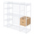 69" White Metal Closet System