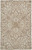 9' X 12' Ivory And Brown Wool Floral Tufted Handmade Stain Resistant Area Rug