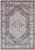 4' X 6' Purple Gray And Ivory Abstract Stain Resistant Area Rug