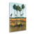 Tall Palms II Wrapped Canvas Print Living Room Wall Art