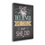 She Believed 7 Wrapped Canvas Print Living Room Wall Art