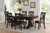 6078" X 42" X 30" Espresso Poplar Dining Table