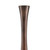 50" Aluminum Antiqued Bronze Trumpet Floor Vase