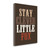 Stay Clever 2 Wrapped Canvas Print Living Room Wall Art