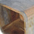 12" Oak Solid Wood Open Floating Nightstand