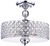 Dyesta Silver Chrome Crosshatch Round Lamp