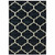 4' X 6' Navy And Ivory Geometric Power Loom Stain Resistant Area Rug