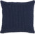 Navy Blue Chunky Braid Throw Pillow
