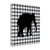 Elephant 7 Wrapped Canvas Print Living Room Wall Art