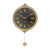 1 X 25 X 16.54 Gold Vintage Pendulum - Clock