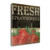 Fresh Strawberries 1 Wrapped Canvas Print Living Room Wall Art