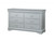 18" X 60" X 34" Platinum Wood Dresser