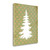 White Christmas Tree Bg 1 Wrapped Canvas Print Living Room Wall Art