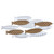 Wood and Metal Fish Shaped Wall Art