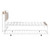 White Metal Queen Bed Frame With Trundle