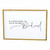 Brown And White Manufactured Wood Be Kind Wall Decor