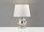 Elegant Silver Mercury Glass Table Lamp