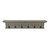 Rustic Antiqued Gray Six Hook Hanging Coat Rack
