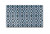 5' X 7' White And Blue Oriental Area Rug