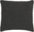 Charcoal Chunky Braid Throw Pillow