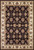 5' x 8' Black or Ivory Floral Bordered Area Rug