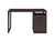 47" Brown Oak Wood Rectangular Writing Desk With Three Drawers