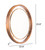 Antiqued Gold Round Wall Mirror