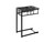 18" x 12" x 24" Grey Grey Mdf Metal Accent Table