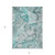 3' X 4' Gray and Ivory Abstract Washable Non Skid Indoor Outdoor Area Rug