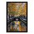 Canal Reflections 12 Black Picture Frame Print Wall Art