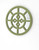 15.5 X 15.5 Green Rustic Mirrored Round - Wooden Wall Decor