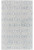 2' X 3' Gray And Ivory Wool Geometric Tufted Handmade Area Rug