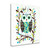 Night Owl I Square Wrapped Canvas Print Living Room Wall Art
