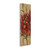 Vivid Red Lily On Gold 2 Wrapped Canvas Print Living Room Wall Art