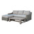 30" Aluminum  Wood  And Rattan Sectional Sofa Set