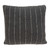 Casual Sweater Knit Gray Stripe Accent Pillow Cover